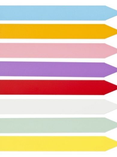 10 Étiquettes horticoles PVC (120 x 17 mm)
