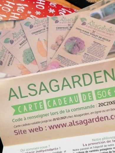Carte Cadeau Alsagarden 50€