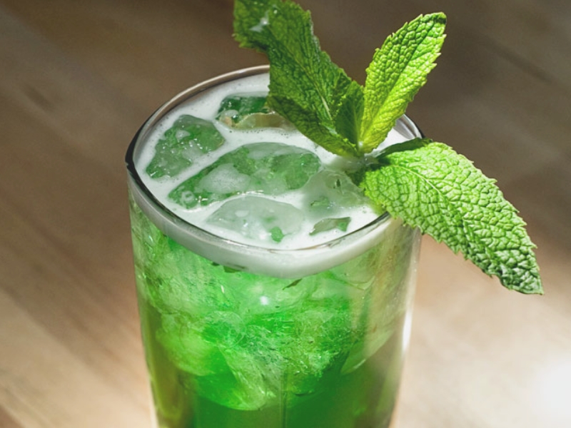 sirop de menthe maison