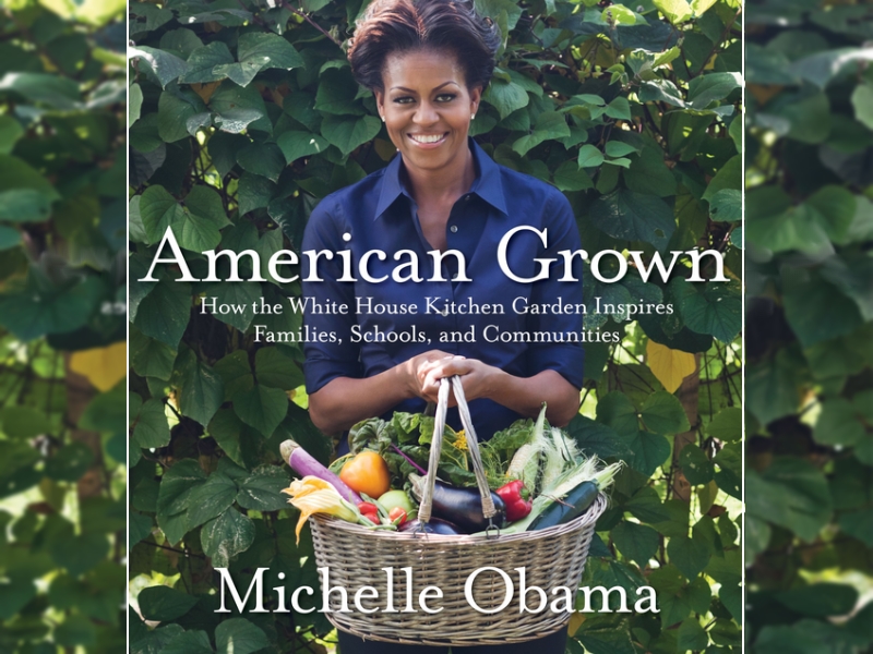 Michelle Obama potager