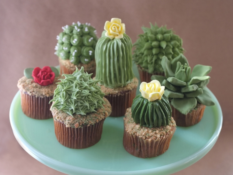 cupcakes en forme de cactus (1)