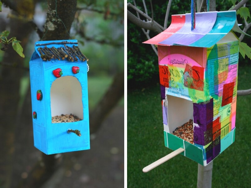 COMMENT FABRIQUER UNE MANGEOIRE À OISEAUX TOUTE SIMPLE 