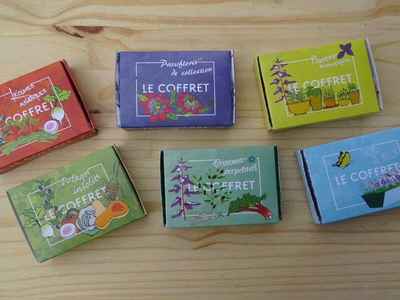 Coffret Potager breton - 10 sachets de graines BIO