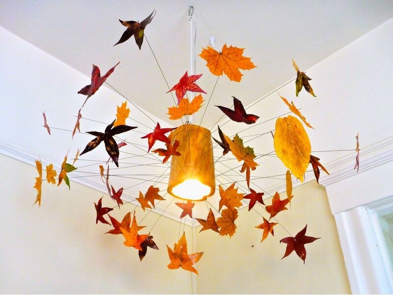 Lampe feuilles design - Source : Homestyler.com