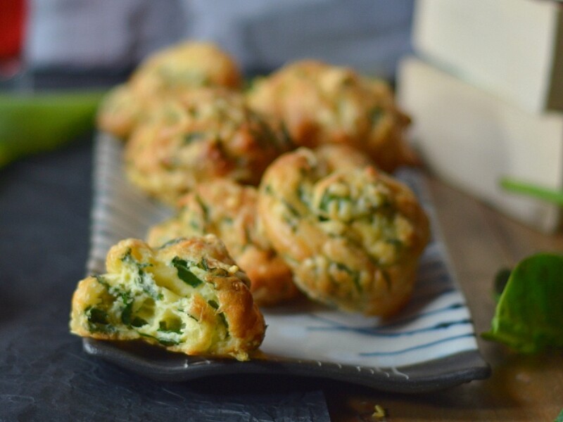 Les gougères aux orties en amuse bouche, un délice !