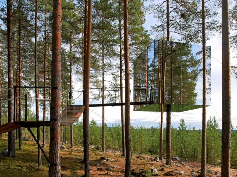 Le "Treehotel" au cœur de la forêt boréale en Suède - Source : Maisons-design.fr