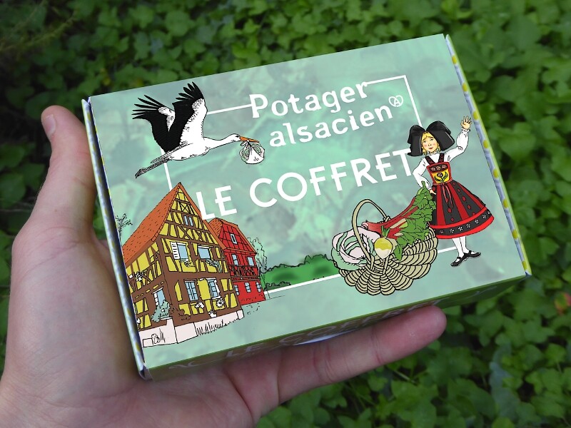 Le coffret de graines Potager Alsacien - Source : www.alsagarden.com