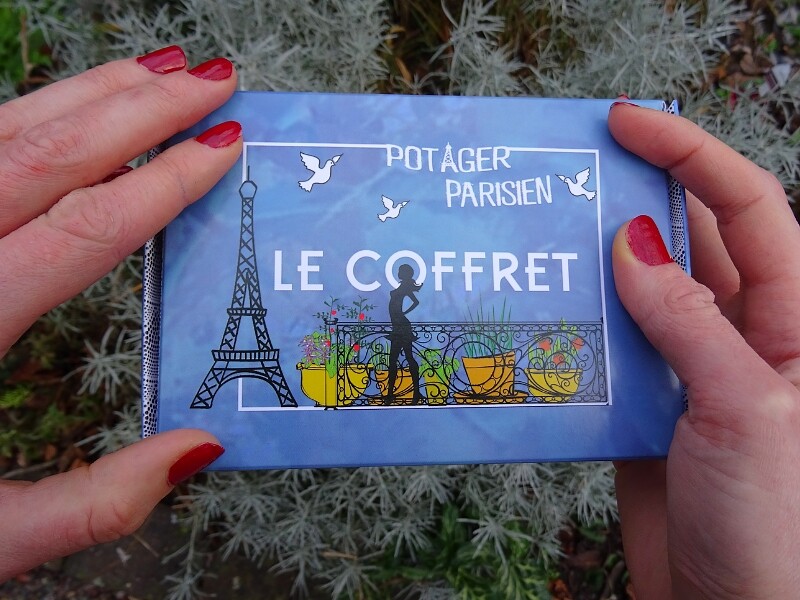 Le coffret de graines Potager Parisien disponible dans la jardinerie en ligne Alsagarden.com