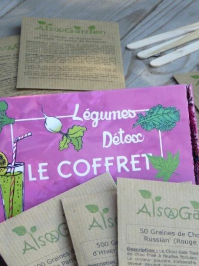Coffret de graines Légumes détox (10 variétés détoxifiantes)