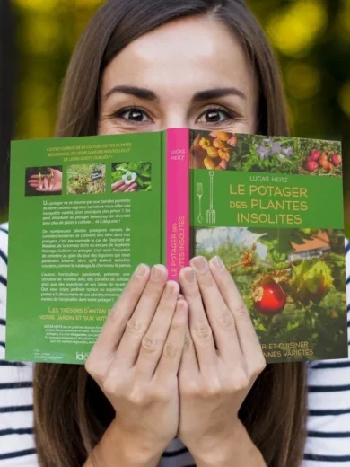 Livre : Le potager des plantes insolites (Lucas HEITZ)