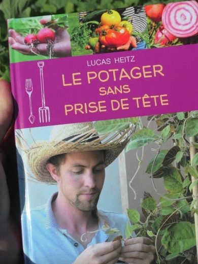 Livre : Le Potager sans prise de tête (Lucas Heitz)