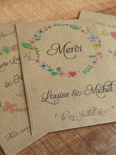 Sachet de graines évènementiels (personnalisés, prêt à semer)