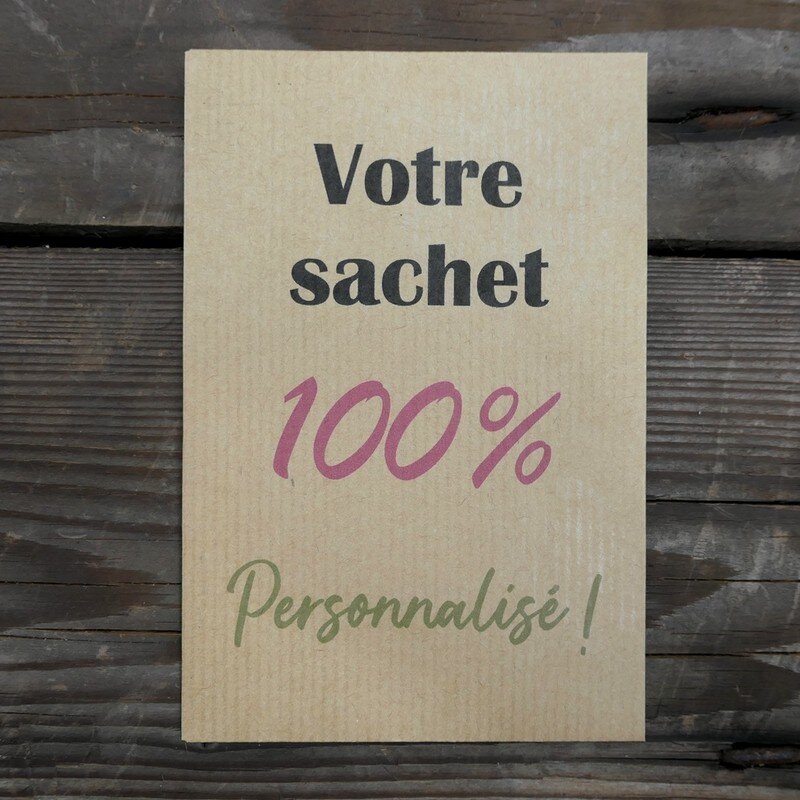 Sachets de graines arbre personnalisés