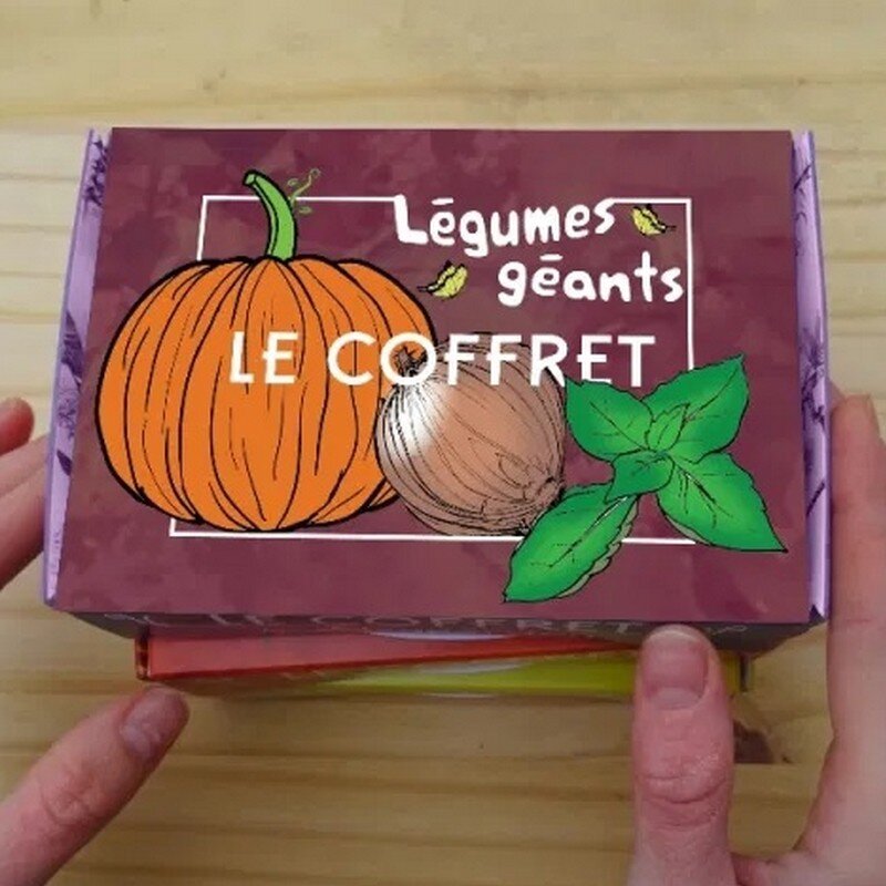 Coffret Légumes géants (6 variétés de concours) Graines