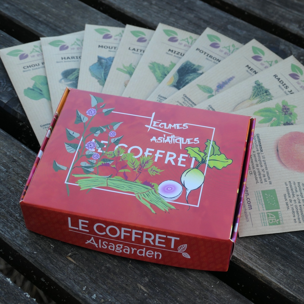 Coffret de graines Potager Insolite (10 variétés rares et originales) -  Alsagarden