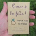 Cadeau d'invité mariage (Semer à la folie)