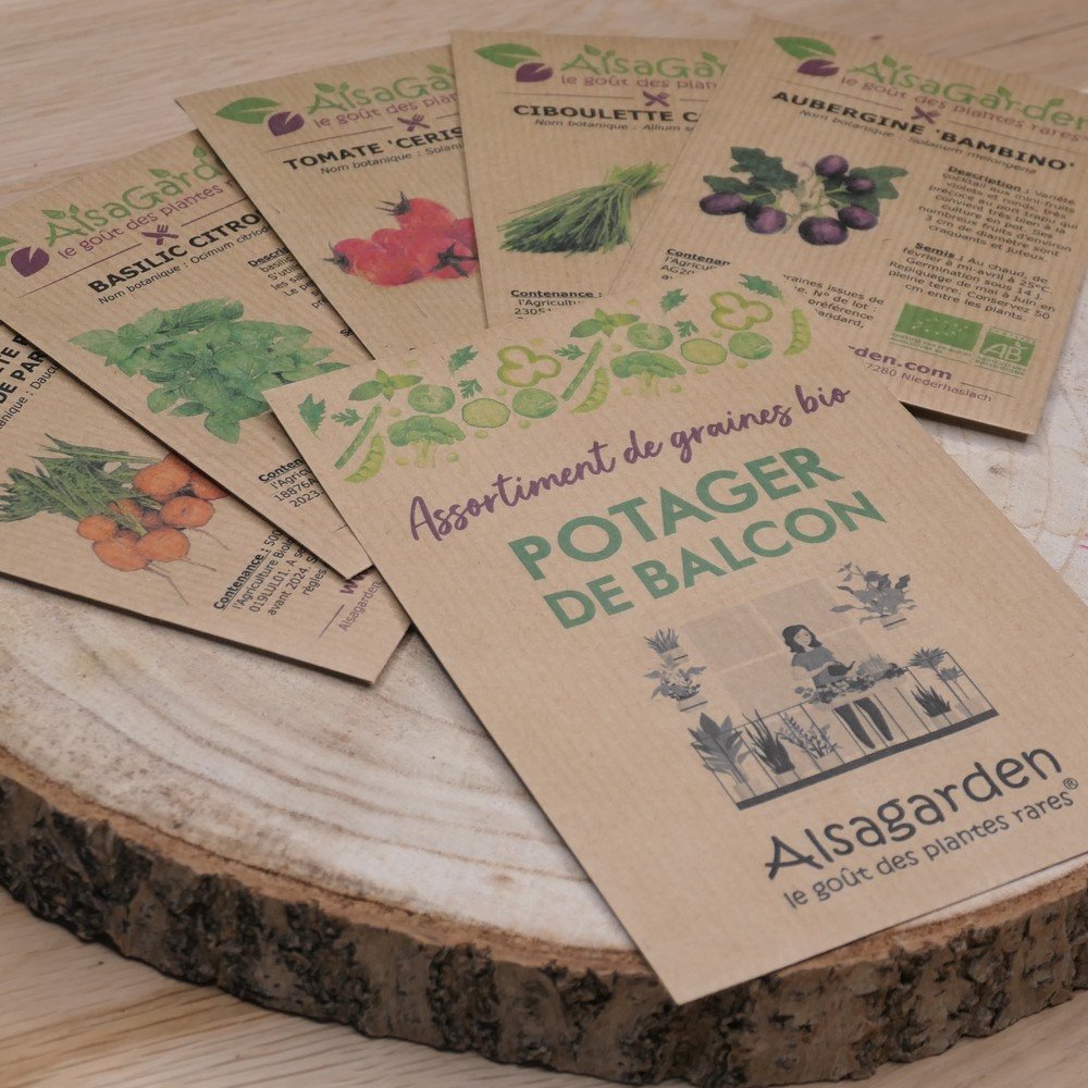 Coffret de graines Potager Lorrain (10 Variétés locales lorraines) -  Alsagarden