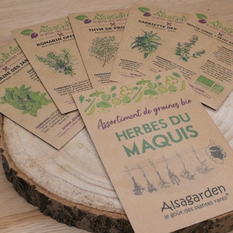 Assortiment Herbes du Maquis (5 Variétés de graines BIO)