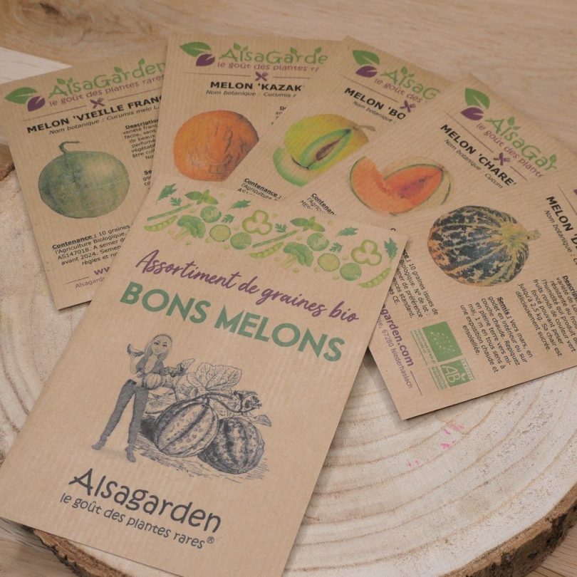 Assortiment Bons Melons (5 Variétés de graines BIO)