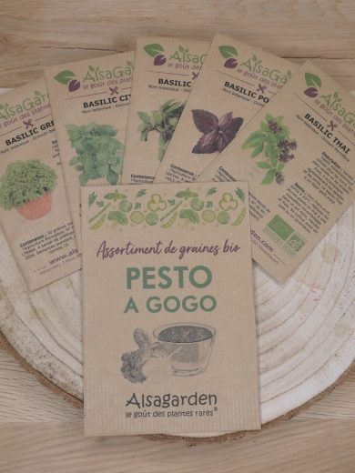 Assortiment Pesto à gogo (5 Variétés de graines BIO)