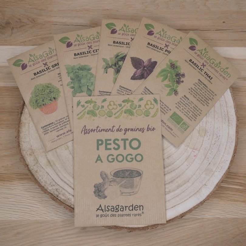 Assortiment Pesto à gogo (5 Variétés de graines BIO)