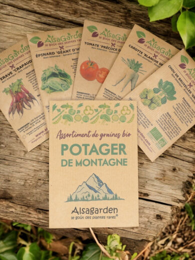 Assortiment Potager de Montagne (5 Variétés de graines BIO)