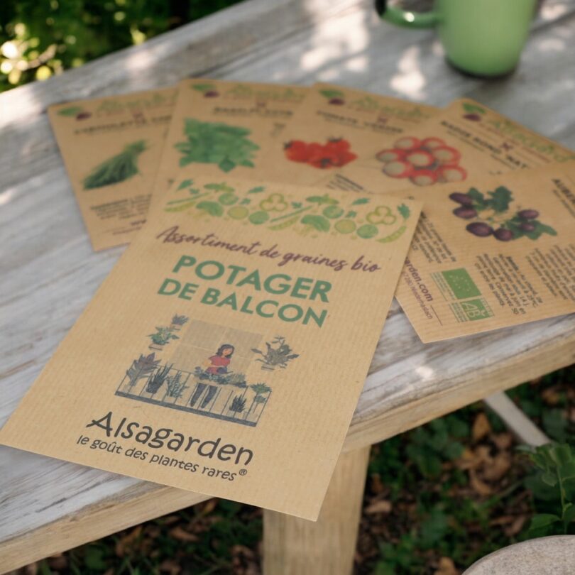 Assortiment Potager de Balcon (5 Variétés de graines BIO) – Image 2