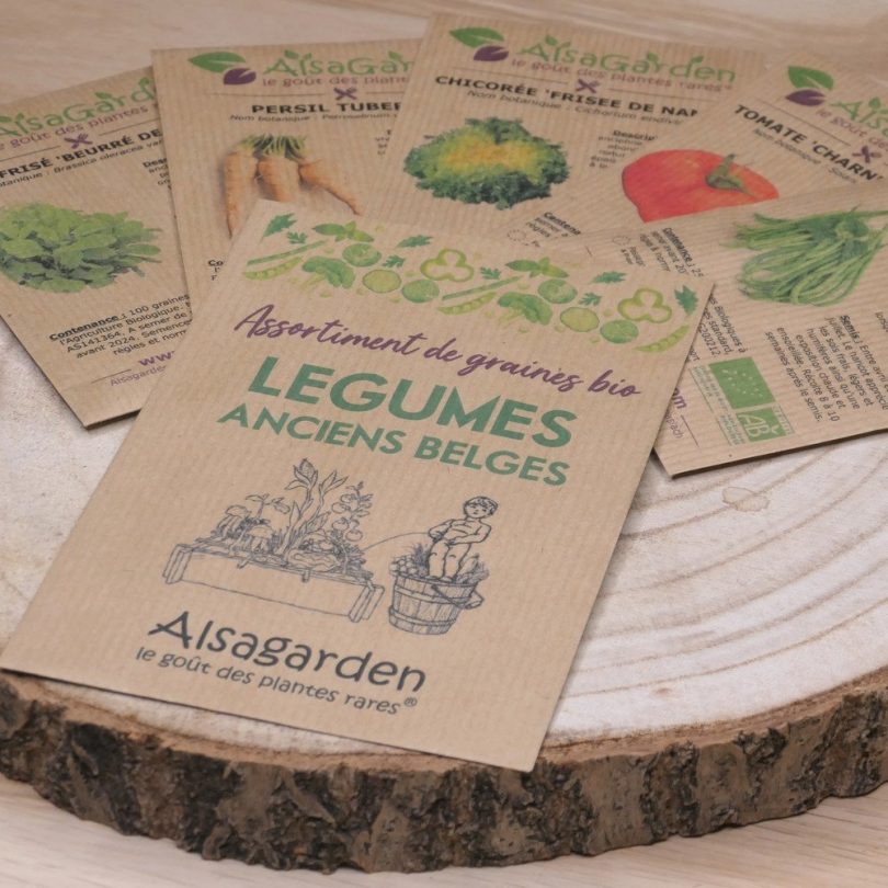 Assortiment Légumes anciens Belges (5 Variétés de graines BIO)