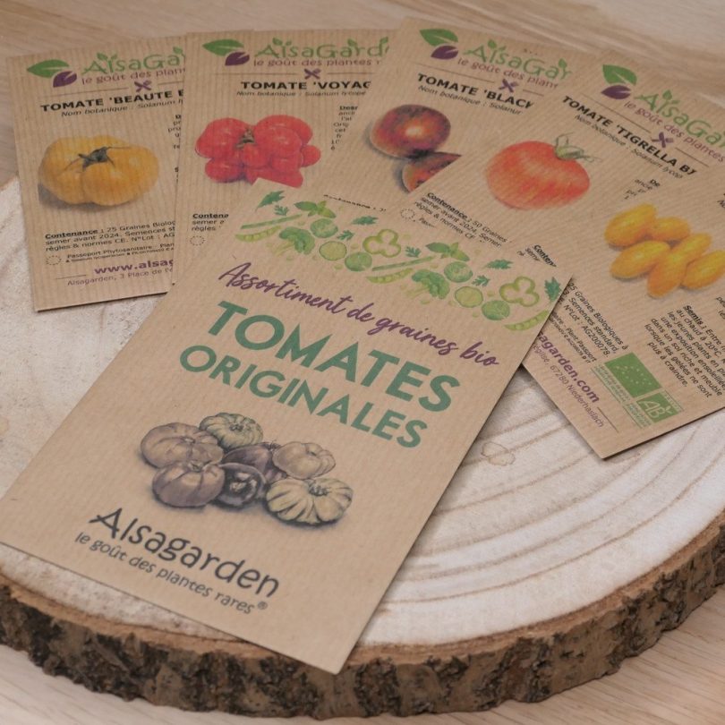 Assortiment Tomates originales (5 Variétés de graines BIO)