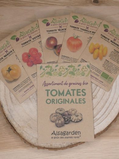 Assortiment Tomates originales (5 Variétés de graines BIO)