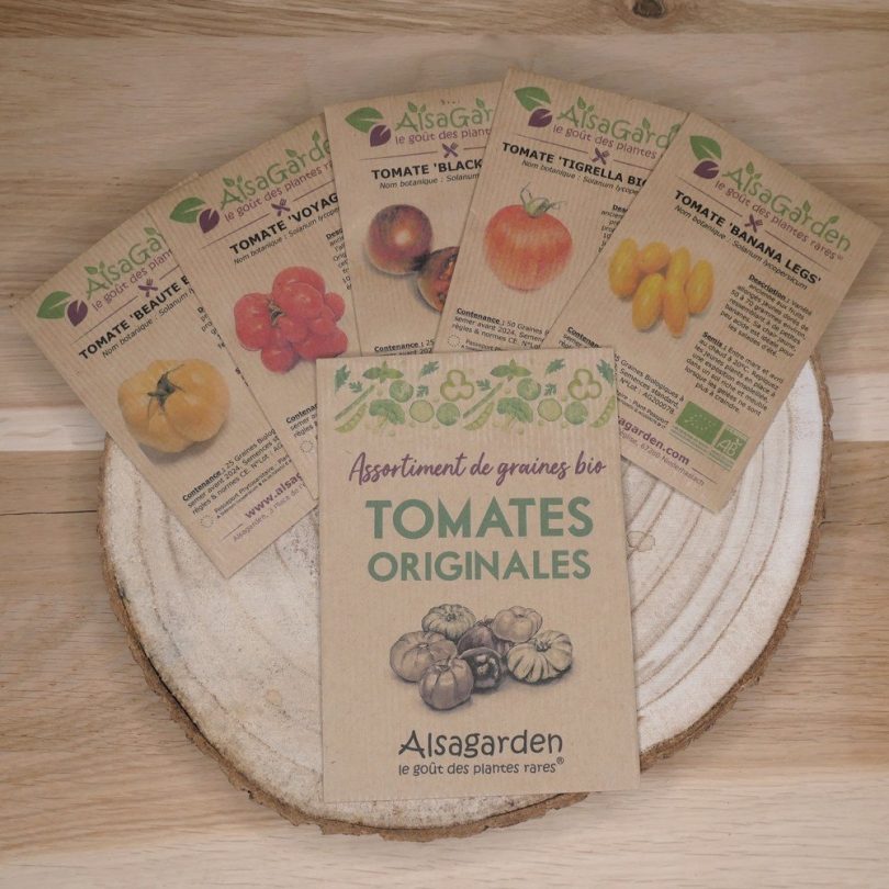 Assortiment Tomates originales (5 Variétés de graines BIO)