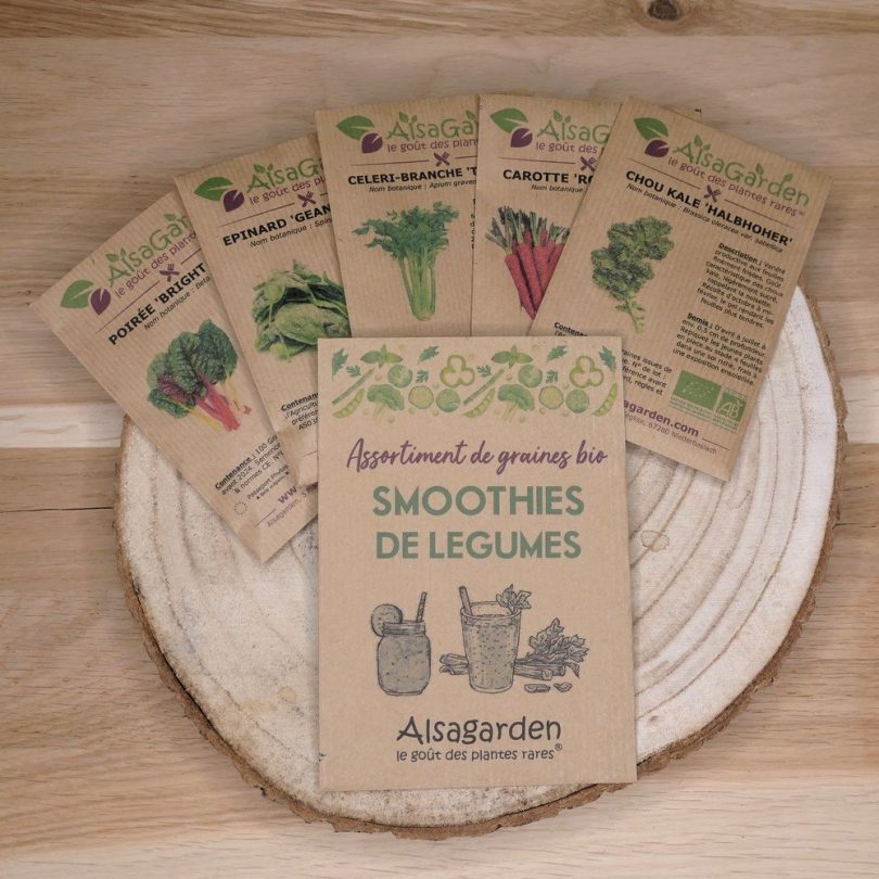 Assortiment Légumes pour Smoothies (5 Variétés de graines BIO)