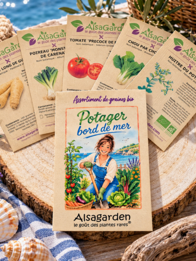 Assortiment Potager de Bord de Mer (5 Variétés de graines BIO)