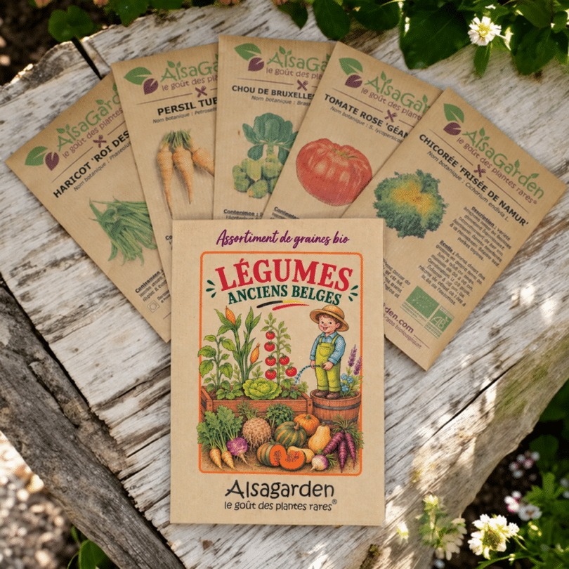 Assortiment Légumes anciens Belges (5 Variétés de graines BIO)