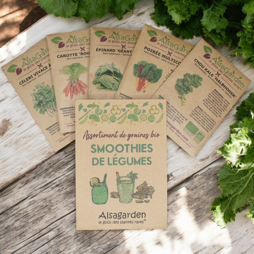 Assortiment Légumes pour Smoothies (5 Variétés de graines BIO)