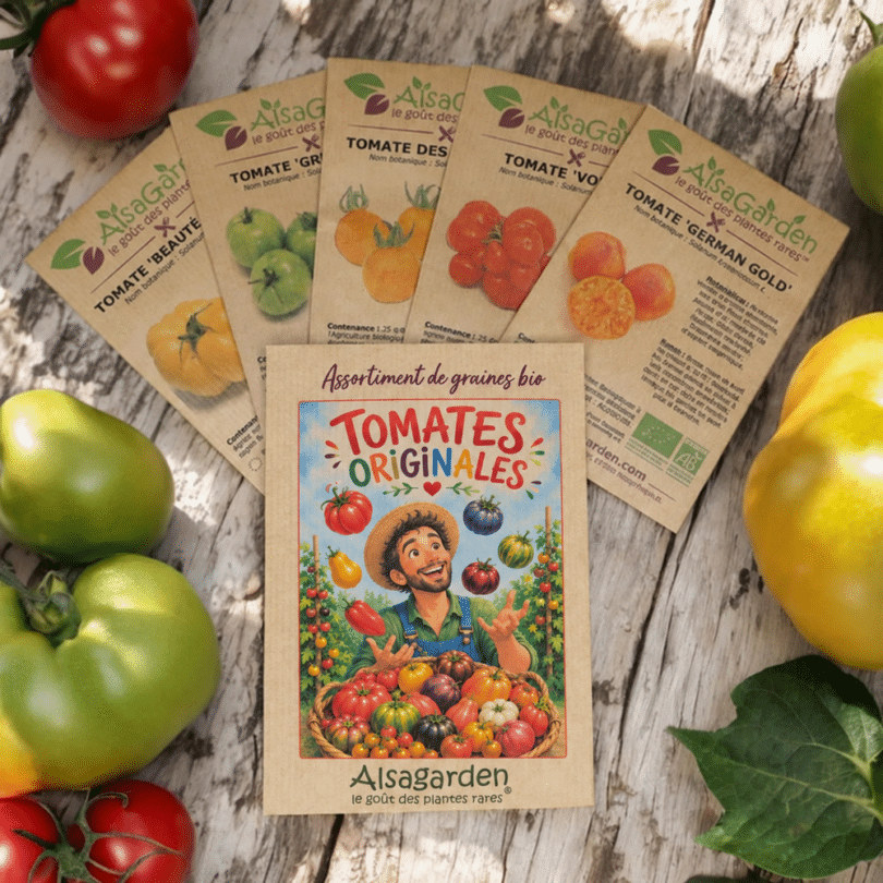 Assortiment Tomates originales (5 Variétés de graines BIO)