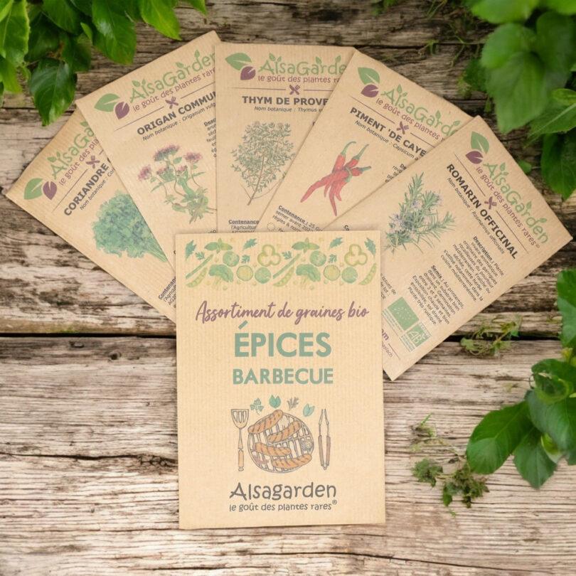 Assortiment Epices Barbecue (5 Variétés de graines BIO)