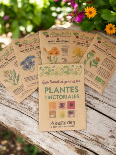 Assortiment Plantes tinctoriales (5 Variétés de graines BIO)