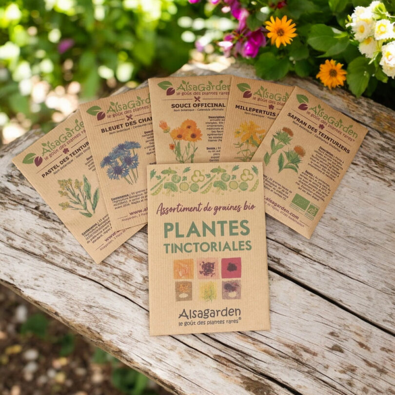 Assortiment Plantes tinctoriales (5 Variétés de graines BIO)