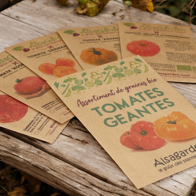 Assortiment Tomates géantes (5 Variétés de graines BIO) – Image 3