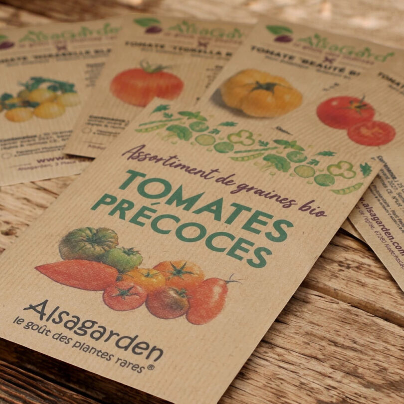 Assortiment Tomates Précoces (5 Variétés de graines BIO) – Image 2