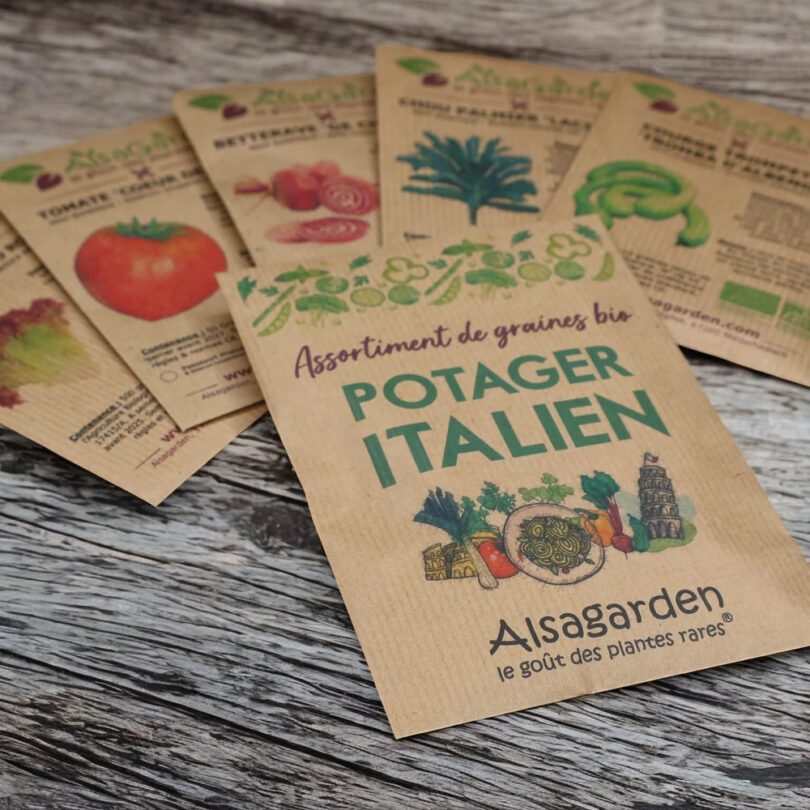 Assortiment Potager Italien (5 Variétés de graines BIO) – Image 2