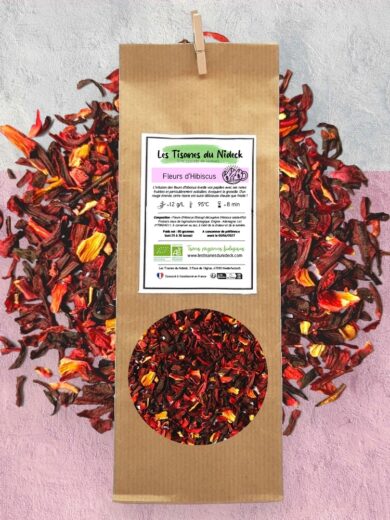 Tisane BIO - Fleurs d'Hibiscus (Bissap)