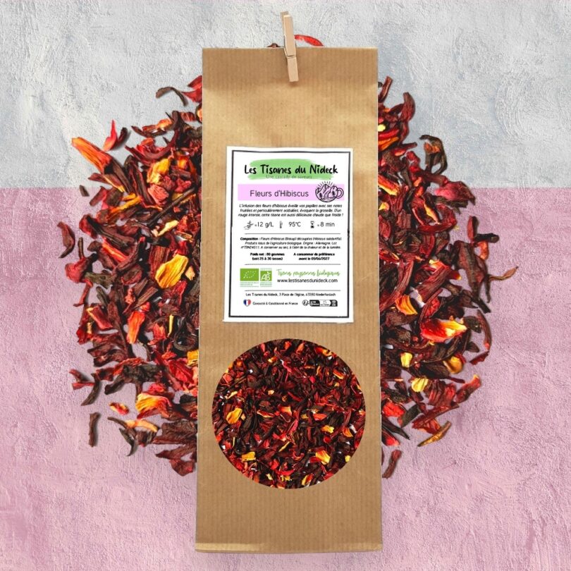 Tisane BIO - Fleurs d'Hibiscus (Bissap)