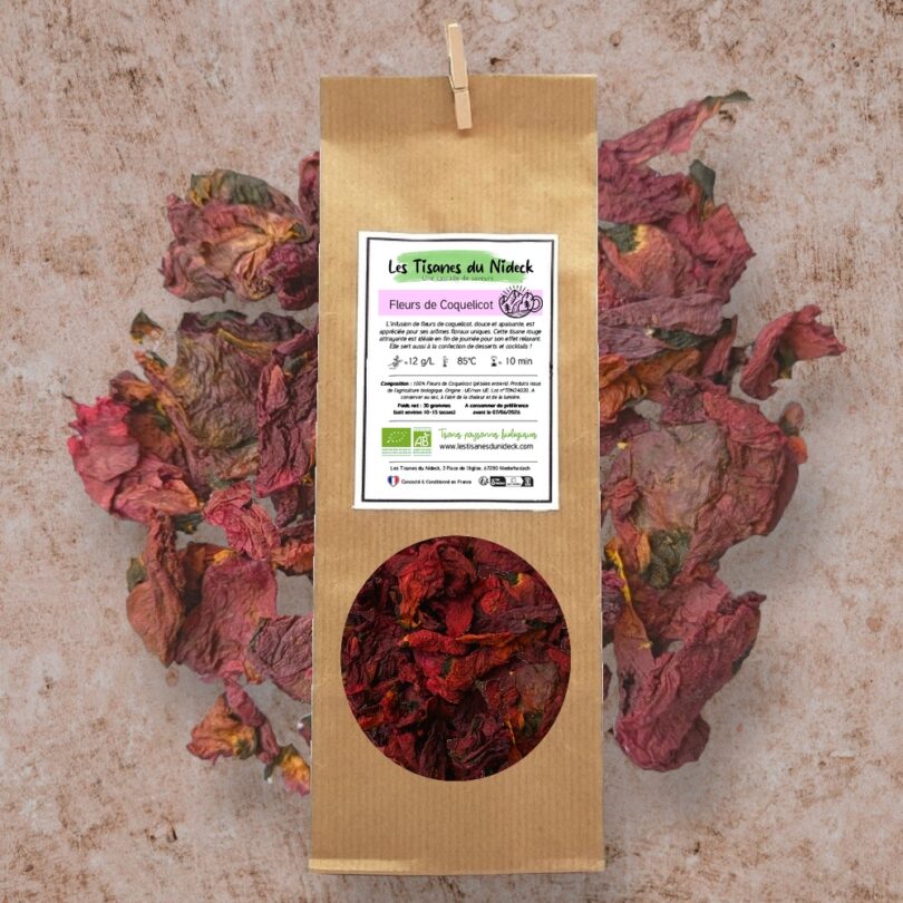 Tisane BIO - Fleurs de Coquelicot