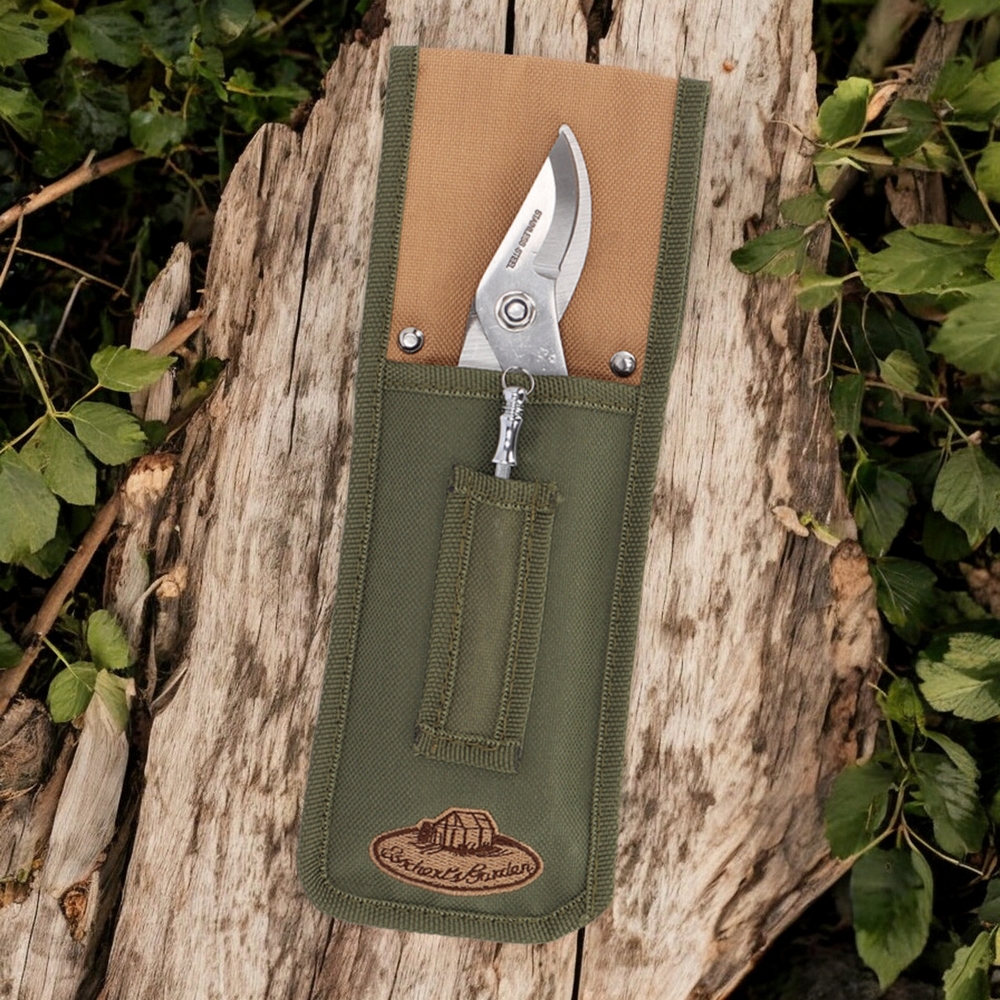 Coffret sécateur (étui, sécateur, et mini tige d'affutage)