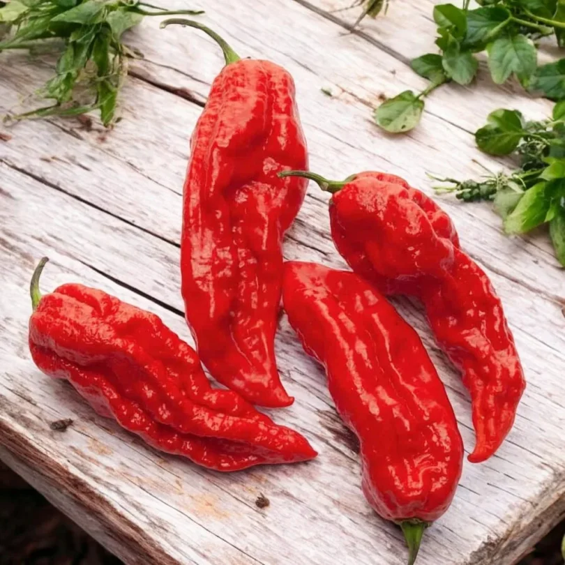 Piment ‘Bhut Jolokia’ (Ghost Pepper) Graines