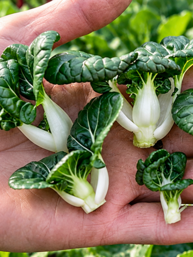 Chou chinois 'Tiny Bok Choy' (Variété miniature) Graines