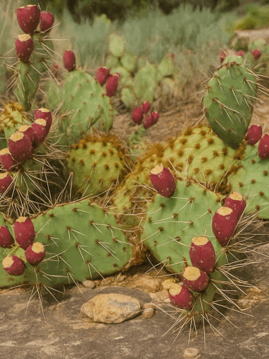 Oponce à aiguilles de feu (Opuntia phaeacantha) Graines