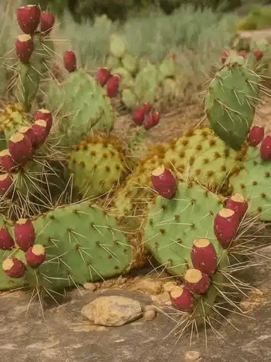 Oponce à aiguilles de feu (Opuntia phaeacantha) Graines